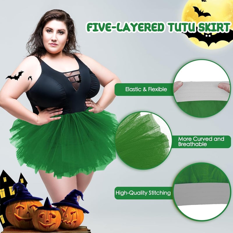 Fynnsure 5 Layers Plus Size Tutu Skirts for Women Extra Large Tulle Skirt 80s Adult Tutu Skirts Tutus Halloween Costumes - Image 3